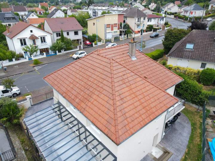 Toiture en tuiles Vichy